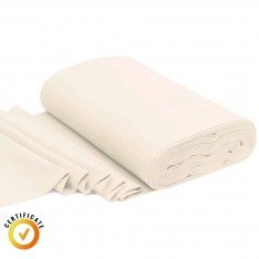 Organic Cuff Fabric 1x1 Natural