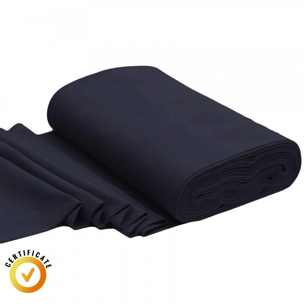 Bio Bündchenstoff 1x1 Marine
