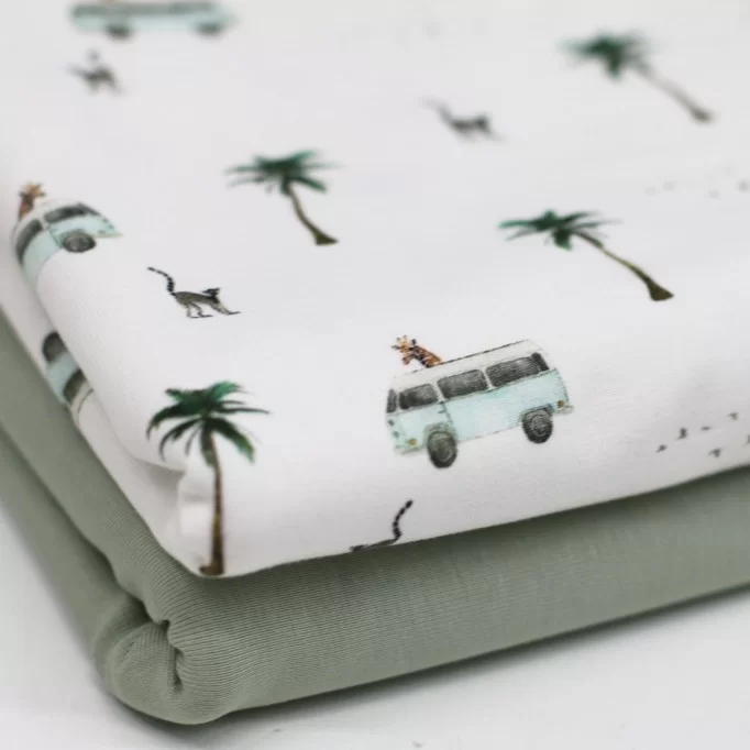 Bomuldjersey Digital Print - Dyre Ferie | Rijs Textiles Bomuldjersey Digital Print - Dyre Ferie - (Bomuldjersey Digitaltryk)