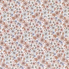 Baumwolljersey Digital - Sommerblume Pastell Flieder