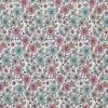 Baumwolljersey Digital - Sommerblume Vintage Rosa