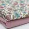 Jersey Cotton Fabric Digital Print - Summer Flower Vintage Pink - (Jersey Cotton Fabric Digital Print)