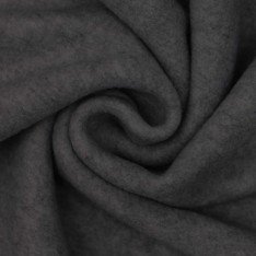 Polar Fleece Fabric Melange Dark Grey