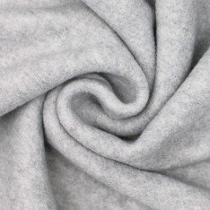 Polar Fleece Fabric Melange Light Grey