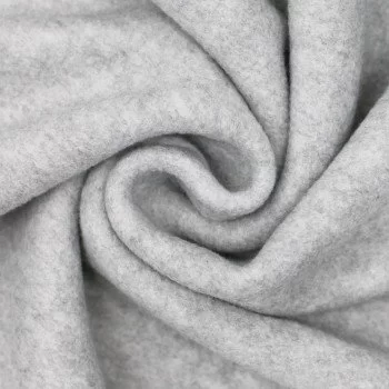 Polar Fleece Stof Melange Licht Grijs Polar Fleece Stof Melange Licht Grijs