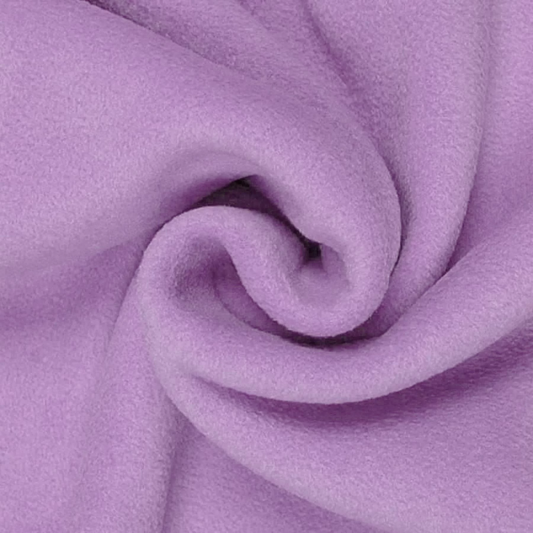 Polar Fleece Stof Pastel Lila