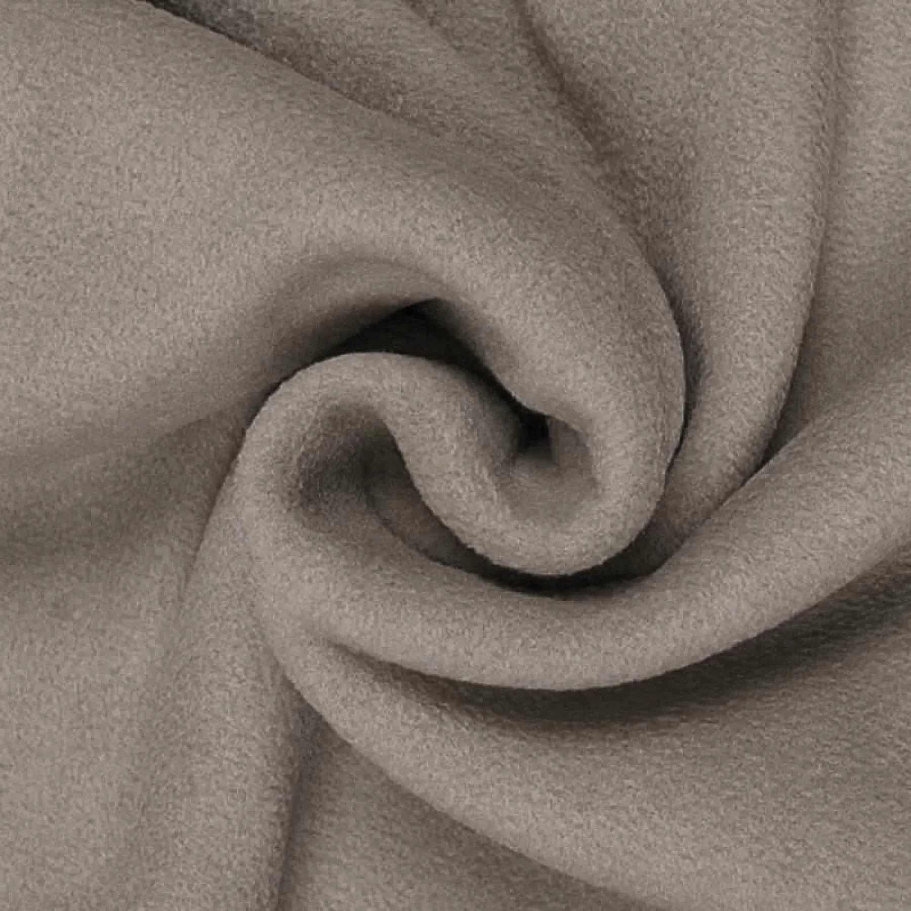 Polar Fleece Stof Taupe