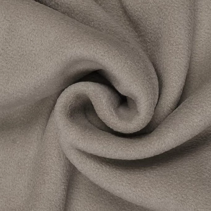 Polar Fleece Stof Taupe - (Polar Fleece Stoffen)