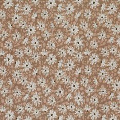 Rippstrick Jersey Stoff - Blume Leopard