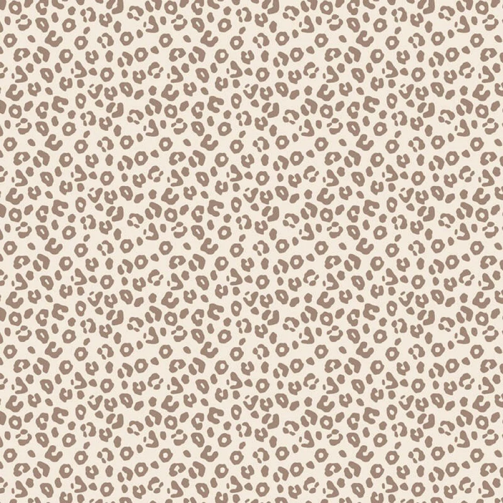 Jersey Katoen Digitale Print - Luipaard Beige