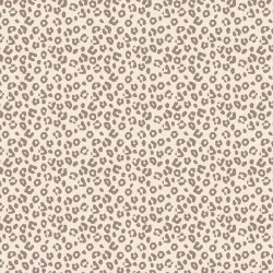 Tessuto Jersey Di Cotone Costine - Leopardato Beige  Tessuto Jersey Di Cotone Costine - Leopardato Beige