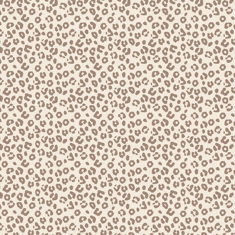 Jersey Katoen Digitale Print - Luipaard Beige