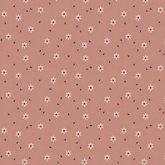 Rippstrick Jersey Stoff - Sternblume Pfirsich