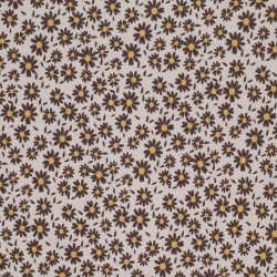Rib Jersey Stof - Zonnebloem Beige