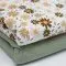 Rippstrick Jersey Stoff - Sonnenblume Ecru | Rijs Textiles Rippstrick Jersey Stoff - Sonnenblume Ecru - (Jersey Stoffe)