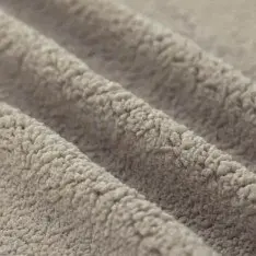 Teddy-Bear Stof Mørk Beige