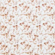 Hydrofiel Stof Digitale Print - Cognac Bruine Bloem