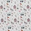 Popeline Di Cotone Stampa Digitale - Vita Di Campagna