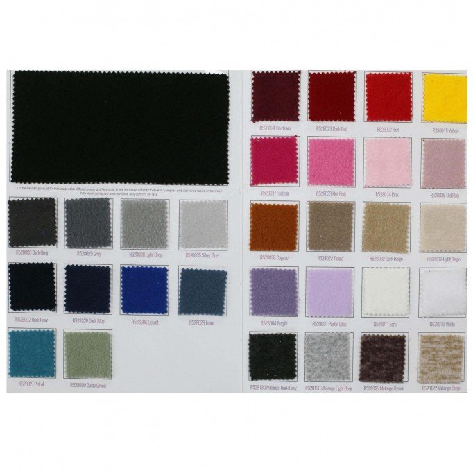 Tissu Polaire Carte D'échantillon Tissu Polaire 