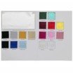 Polyester Satin Fabric Sample Card - (Satin Fabric)