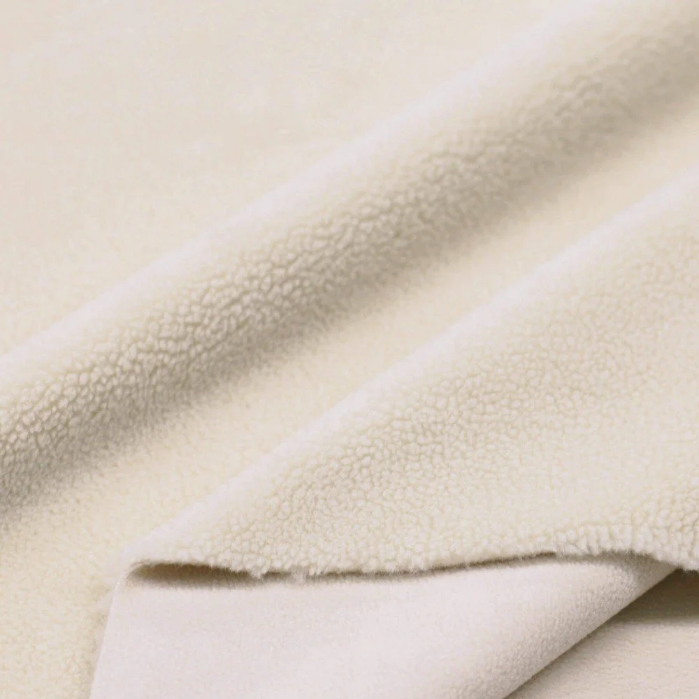 Teddy Fleece Doubleface Fabric Natural Teddy Fleece Doubleface Fabric Natural