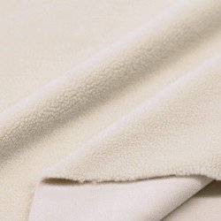Teddy Fleece Doubleface Fabric Natural