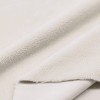 Teddy Fleece Doubleface Fabric Wool White