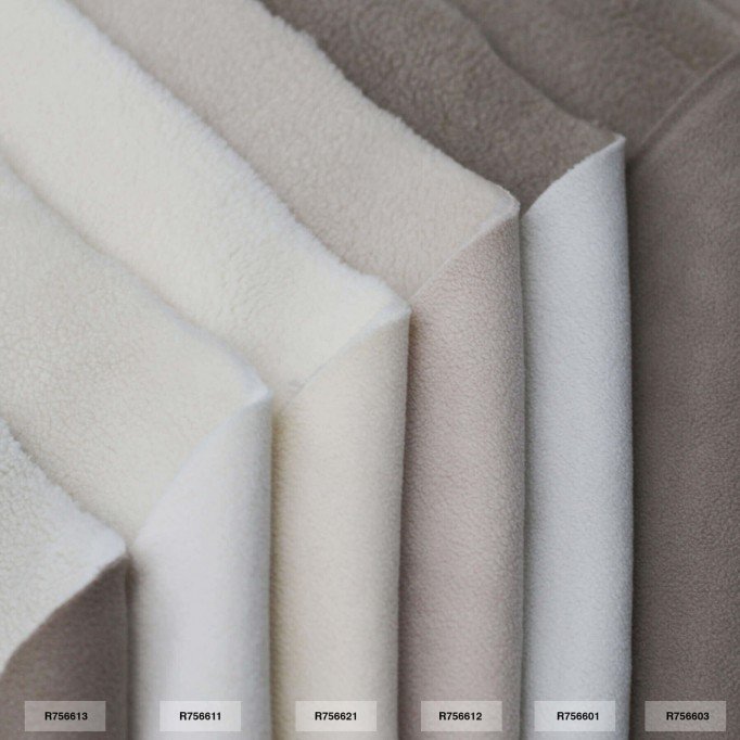 Teddy Fleece Doubleface Stof Mørk Beige - (Teddy-Bear Stof)