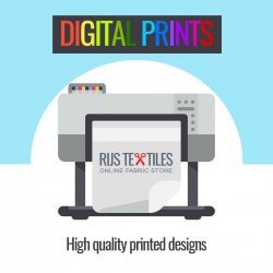 Cotton Poplin Digital Print - Vintage Floral Peach
