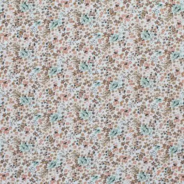 Tissu Double Gaze Impression Numérique - Amour Fleur Beige | Rijs Textiles Tissu Double Gaze Impression Numérique - Amour Fleur Beige - (Tissu Enfant)
