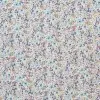 Double Gauze Fabric Digital Print - Love Flower Vintage Pink