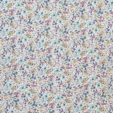 Baumwoll Musselin Stoff Digital - Liebes Blumen Vintage Rosa - (Kinder Stoffe)