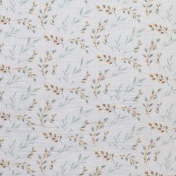 Double Gauze Fabric Digital Print - Willow Branch