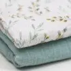 Double Gauze Fabric Digital Print - Willow Branch - (Child Fabrics)