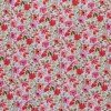 Jersey Cotton Fabric Digital Print - Red Apple Blossom