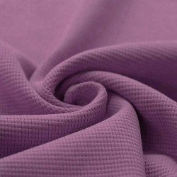 Waffle Knit Jersey Fabric Old Lilac