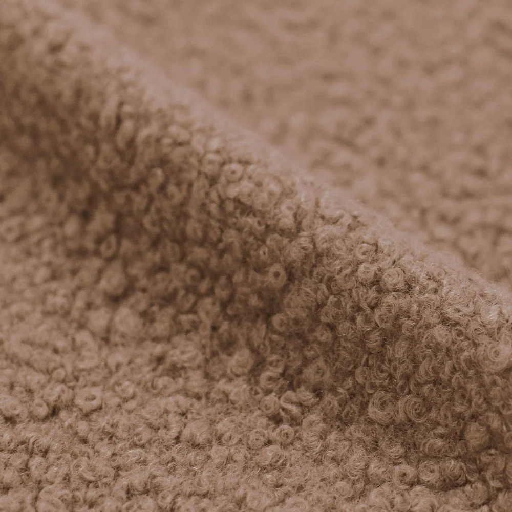 Tessuto Bouclé Pesante Cacao Tessuto Bouclé Pesante Cacao - (Tessuto Bouclé)