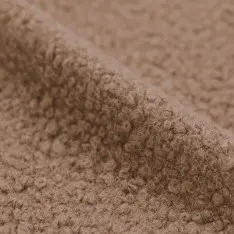 Boucle Fabric Curly Cacao
