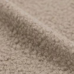 Tessuto Bouclé Pesante Beige Scuro Tessuto Bouclé Pesante Beige Scuro