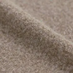 Boucle Fabric Curly Melange Beige