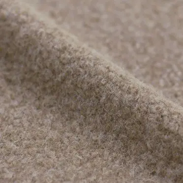 Boucle Stoff Locken Beige Meliert - (Boucle Stoff)