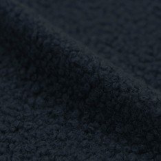 Boucle Fabric Curly Navy