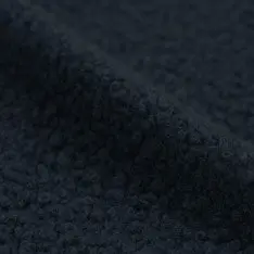 Boucle Fabric Curly Navy