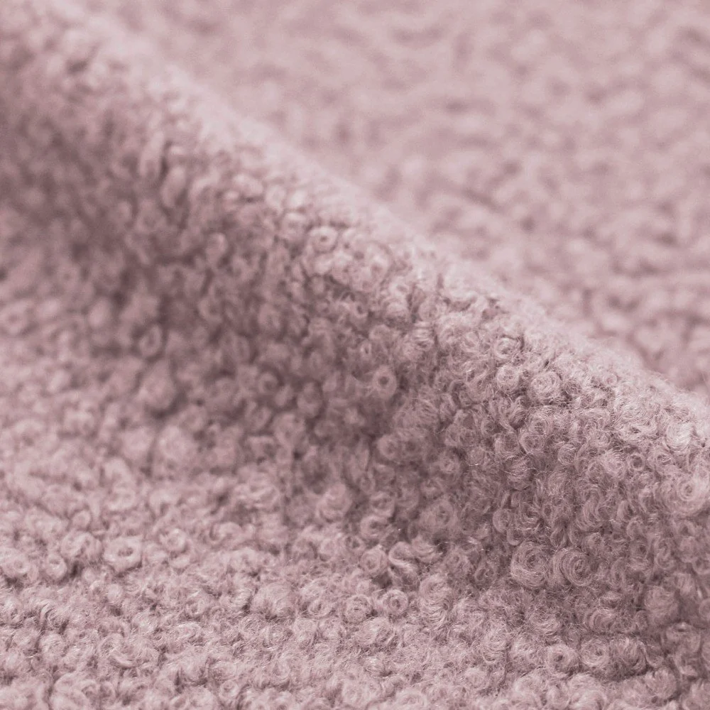 Tessuto Bouclé Pesante Nude Rosa