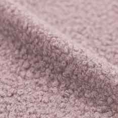Boucle Fabric Curly Nude Pink