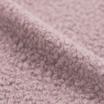 Tessuto Bouclé Pesante Nude Rosa Tessuto Bouclé Pesante Nude Rosa