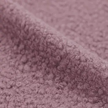 Tessuto Bouclé Pesante Rosa Antico Tessuto Bouclé Pesante Rosa Antico