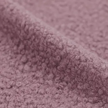 Boucle Stof Gekruld Oud Roze - (Boucle Stoffen)