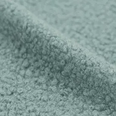 Boucle Fabric Curly Sea Green