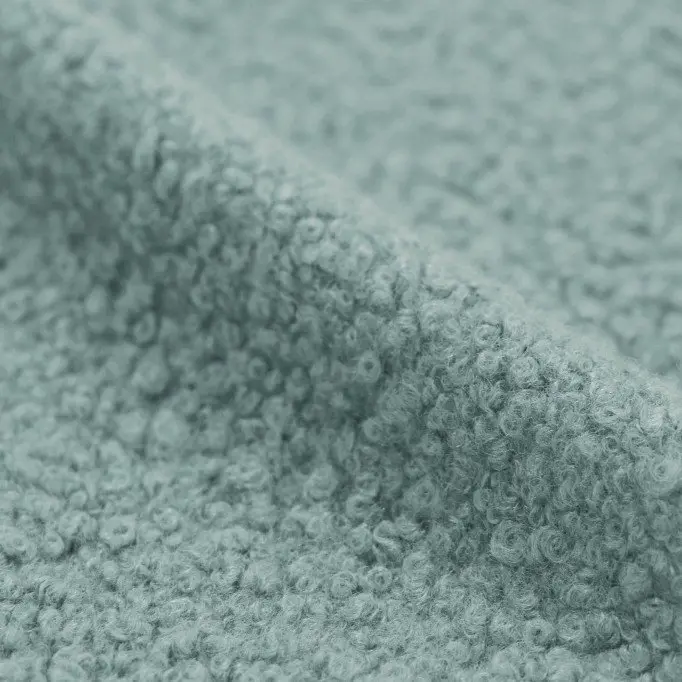 Boucle Fabric Curly Sea Green - (Boucle Fabric)